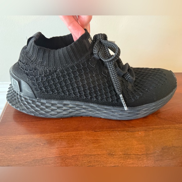 NOBULL Knit Runner Sneakers Black | Sock Style Trainer | Women’s Size W10/M8.5 - Picture 6 of 10